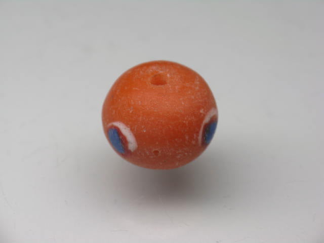 TOKO-BEADS T720-09 Lampwork glass bead 13mm T720-09 ジャワ希少とんぼ玉 13mm Asian bead & African bead  Handmade,Lampeork,bead,asia,india,ethnic,parts,accessory,beads とんぼ玉,ビーズ,トンボ玉,アジア,インド,エスニック,手作り,パーツ,アクセサリー