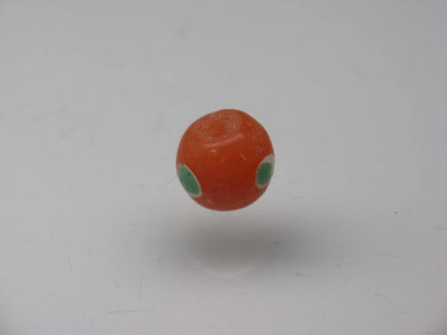 TOKO-BEADS T720-20 Lampwork glass bead 8mm T720-20 ジャワ希少とんぼ玉 8mm Asian bead & African bead  Handmade,Lampeork,bead,asia,india,ethnic,parts,accessory,beads とんぼ玉,ビーズ,トンボ玉,アジア,インド,エスニック,手作り,パーツ,アクセサリー