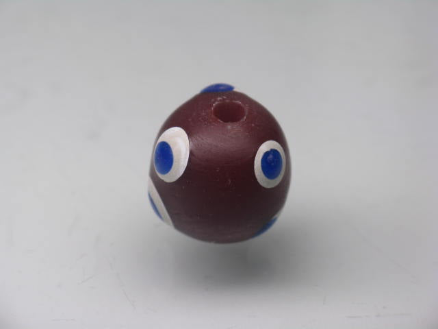 TOKO-BEADS T721-13 Lampwork glass bead 11.5mm T721-13 ジャワ希少とんぼ玉 11.5mm Asian bead & African bead  Handmade,Lampeork,bead,asia,india,ethnic,parts,accessory,beads とんぼ玉,ビーズ,トンボ玉,アジア,インド,エスニック,手作り,パーツ,アクセサリー