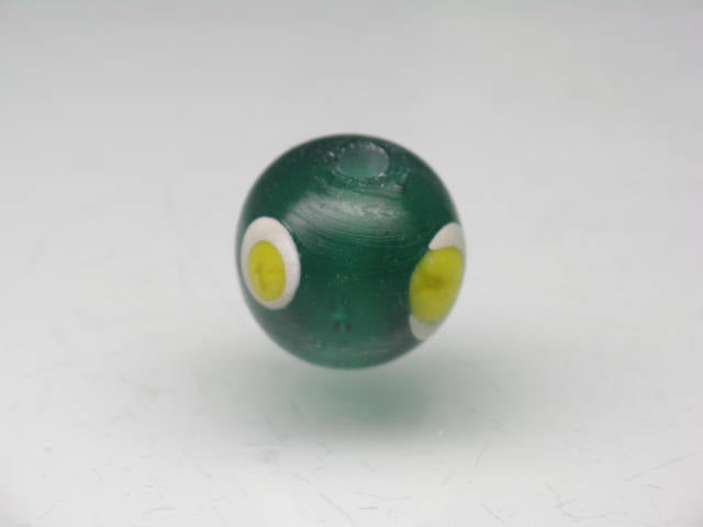 | TOKO-BEADS |T722-11 ジャワ希少とんぼ玉 11.5~12mmとんぼ玉,ビーズ,トンボ玉,アジア,インド,エスニック,手作り,パーツ,アクセサリー