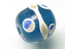 TOKO-BEADS T723-02 Lampwork glass bead 13~14mm T723-02 ジャワ希少とんぼ玉 13~14mm Asian bead & African bead  Handmade,Lampeork,bead,asia,india,ethnic,parts,accessory,beads とんぼ玉,ビーズ,トンボ玉,アジア,インド,エスニック,手作り,パーツ,アクセサリー