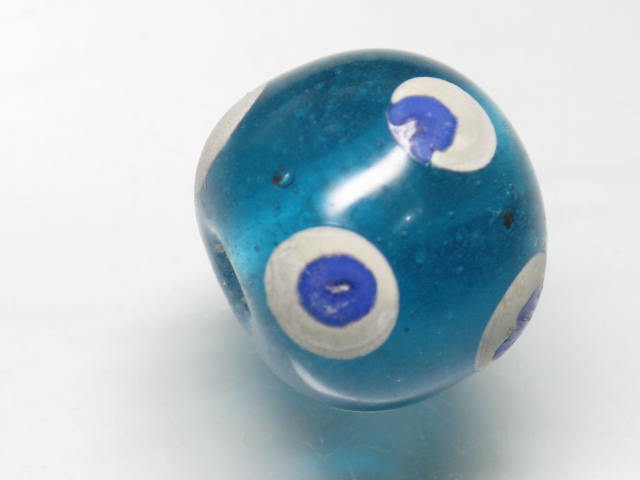 TOKO-BEADS T723-05 Lampwork glass bead 14~15mm T723-05 ジャワ希少とんぼ玉 14~15mm Asian bead & African bead  Handmade,Lampeork,bead,asia,india,ethnic,parts,accessory,beads とんぼ玉,ビーズ,トンボ玉,アジア,インド,エスニック,手作り,パーツ,アクセサリー