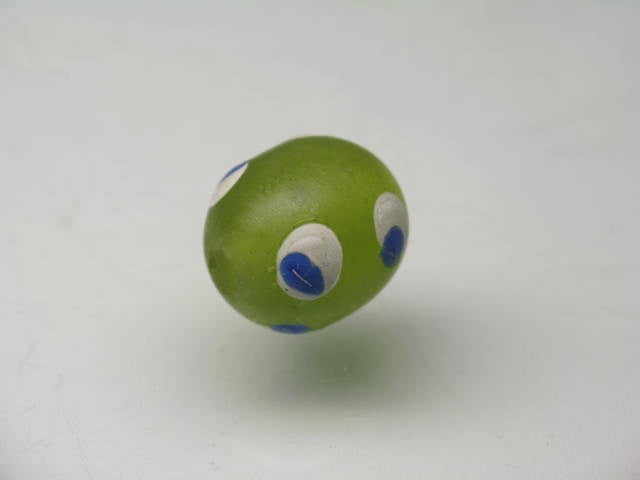 TOKO-BEADS T724-11 Lampwork glass bead 10.5~11.5mm T724-11 ジャワ希少とんぼ玉 10.5~11.5mm Asian bead & African bead  Handmade,Lampeork,bead,asia,india,ethnic,parts,accessory,beads とんぼ玉,ビーズ,トンボ玉,アジア,インド,エスニック,手作り,パーツ,アクセサリー