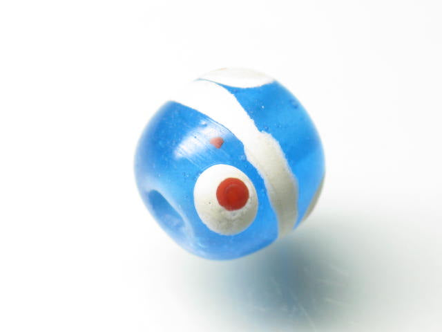 TOKO-BEADS T725-03 Lampwork glass bead 11mm T725-03 ジャワ希少とんぼ玉 11mm Asian bead & African bead  Handmade,Lampeork,bead,asia,india,ethnic,parts,accessory,beads とんぼ玉,ビーズ,トンボ玉,アジア,インド,エスニック,手作り,パーツ,アクセサリー