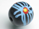 TOKO-BEADS T726-03 Lampwork glass bead 19mm T726-03 ジャワ希少とんぼ玉 19mm Asian bead & African bead  Handmade,Lampeork,bead,asia,india,ethnic,parts,accessory,beads とんぼ玉,ビーズ,トンボ玉,アジア,インド,エスニック,手作り,パーツ,アクセサリー