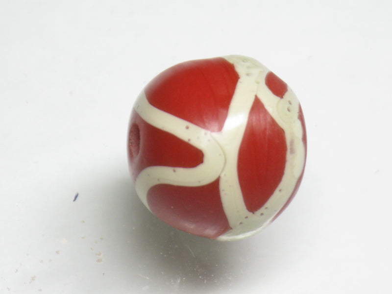 TOKO-BEADS T727-04 Lampwork glass bead 14mm T727-04 ジャワ希少とんぼ玉 14mm Asian bead & African bead  Handmade,Lampeork,bead,asia,india,ethnic,parts,accessory,beads とんぼ玉,ビーズ,トンボ玉,アジア,インド,エスニック,手作り,パーツ,アクセサリー