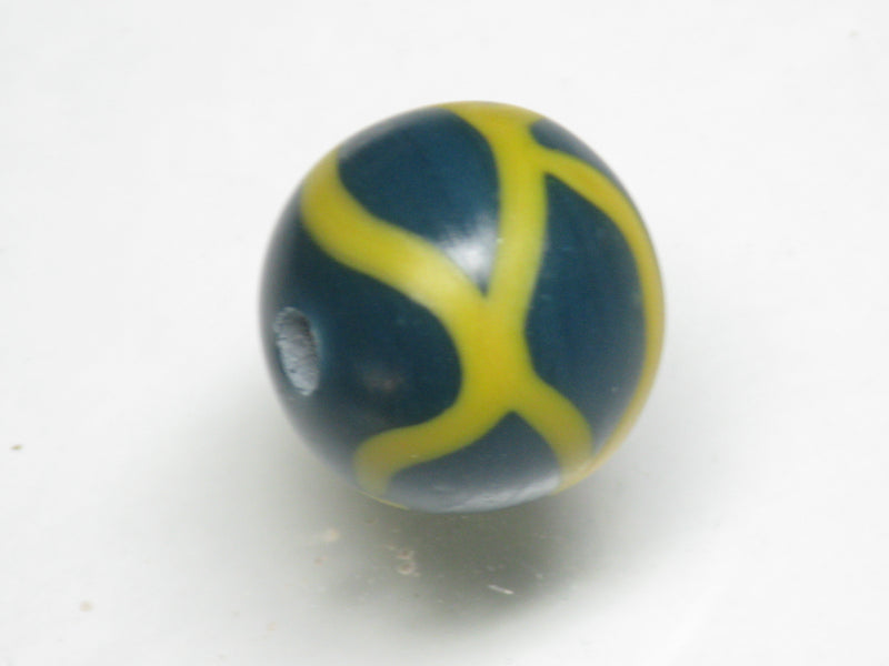 TOKO-BEADS T727-10 Lampwork glass bead 15mm T727-10 ジャワ希少とんぼ玉 15mm Asian bead & African bead  Handmade,Lampeork,bead,asia,india,ethnic,parts,accessory,beads とんぼ玉,ビーズ,トンボ玉,アジア,インド,エスニック,手作り,パーツ,アクセサリー