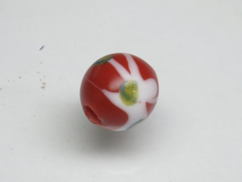 TOKO-BEADS T727-12 Lampwork glass bead 9.5~10mm T727-12 ジャワ希少とんぼ玉 9.5~10mm Asian bead & African bead  Handmade,Lampeork,bead,asia,india,ethnic,parts,accessory,beads とんぼ玉,ビーズ,トンボ玉,アジア,インド,エスニック,手作り,パーツ,アクセサリー