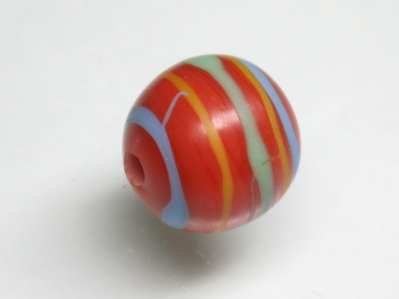 TOKO-BEADS T727-16 Lampwork glass bead 13~13.5mm T727-16 ジャワ希少とんぼ玉 13~13.5mm Asian bead & African bead  Handmade,Lampeork,bead,asia,india,ethnic,parts,accessory,beads とんぼ玉,ビーズ,トンボ玉,アジア,インド,エスニック,手作り,パーツ,アクセサリー