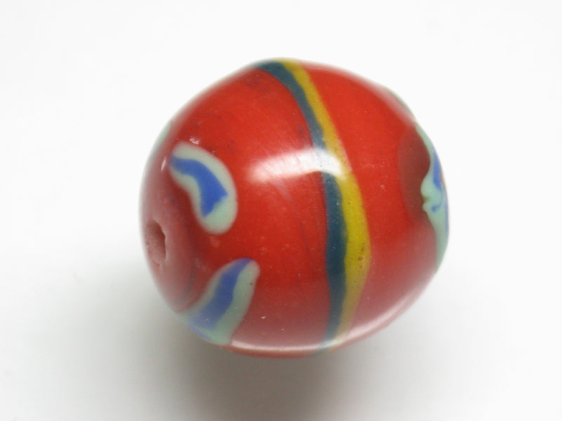 TOKO-BEADS T727-27 Lampwork glass bead 17.5~18mm T727-27 ジャワ希少とんぼ玉 17.5~18mm Asian bead & African bead  Handmade,Lampeork,bead,asia,india,ethnic,parts,accessory,beads とんぼ玉,ビーズ,トンボ玉,アジア,インド,エスニック,手作り,パーツ,アクセサリー