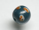 TOKO-BEADS T727-41 Lampwork glass bead 13mm T727-41 ジャワ希少とんぼ玉 13mm Asian bead & African bead  Handmade,Lampeork,bead,asia,india,ethnic,parts,accessory,beads とんぼ玉,ビーズ,トンボ玉,アジア,インド,エスニック,手作り,パーツ,アクセサリー