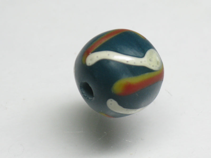 TOKO-BEADS T727-44 Lampwork glass bead 11mm T727-44 ジャワ希少とんぼ玉 11mm Asian bead & African bead  Handmade,Lampeork,bead,asia,india,ethnic,parts,accessory,beads とんぼ玉,ビーズ,トンボ玉,アジア,インド,エスニック,手作り,パーツ,アクセサリー