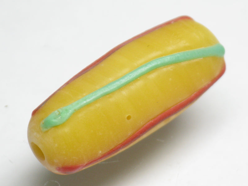 TOKO-BEADS T727-52 Lampwork glass bead 11mm T727-52 ジャワ希少とんぼ玉 11mm Asian bead & African bead  Handmade,Lampeork,bead,asia,india,ethnic,parts,accessory,beads とんぼ玉,ビーズ,トンボ玉,アジア,インド,エスニック,手作り,パーツ,アクセサリー