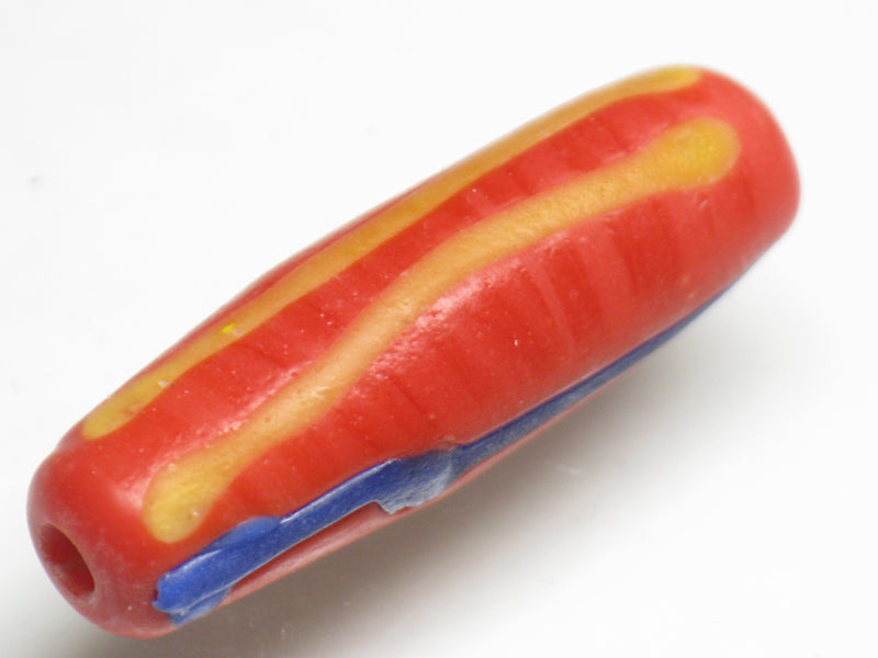 TOKO-BEADS T727-53 Lampwork glass bead 9.5mm T727-53 ジャワ希少とんぼ玉 9.5mm Asian bead & African bead  Handmade,Lampeork,bead,asia,india,ethnic,parts,accessory,beads とんぼ玉,ビーズ,トンボ玉,アジア,インド,エスニック,手作り,パーツ,アクセサリー