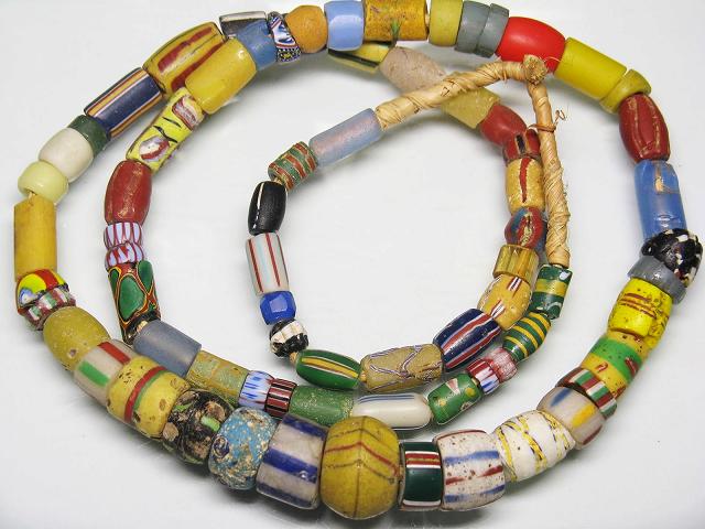 TOKO-BEADS T802N-01 African Glass bead (strand) 6~17mm T802N-01 アフリカとんぼ玉 （連） 6~17mm Asian bead & African bead  Handmade,Lampeork,bead,asia,india,ethnic,parts,accessory,beads とんぼ玉,ビーズ,トンボ玉,アジア,インド,エスニック,手作り,パーツ,アクセサリー