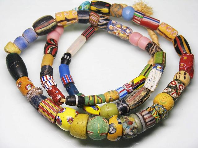 TOKO-BEADS T802N-03 African Glass bead (strand) 6~17mm T802N-03 アフリカとんぼ玉 （連） 6~17mm Asian bead & African bead  Handmade,Lampeork,bead,asia,india,ethnic,parts,accessory,beads とんぼ玉,ビーズ,トンボ玉,アジア,インド,エスニック,手作り,パーツ,アクセサリー