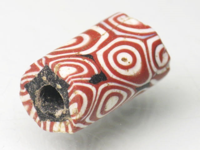 TOKO-BEADS T803-37 African Glass bead 9.5mm T803-37 アフリカとんぼ玉 9.5mm Asian bead & African bead  Handmade,Lampeork,bead,asia,india,ethnic,parts,accessory,beads とんぼ玉,ビーズ,トンボ玉,アジア,インド,エスニック,手作り,パーツ,アクセサリー