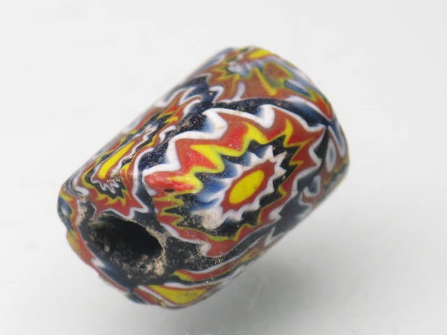 TOKO-BEADS T803-73 African Glass bead 9.5mm T803-73 アフリカとんぼ玉 9.5mm Asian bead & African bead  Handmade,Lampeork,bead,asia,india,ethnic,parts,accessory,beads とんぼ玉,ビーズ,トンボ玉,アジア,インド,エスニック,手作り,パーツ,アクセサリー