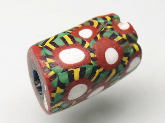 TOKO-BEADS T803-86 African Glass bead 9.5mm T803-86 アフリカとんぼ玉 9.5mm Asian bead & African bead  Handmade,Lampeork,bead,asia,india,ethnic,parts,accessory,beads とんぼ玉,ビーズ,トンボ玉,アジア,インド,エスニック,手作り,パーツ,アクセサリー