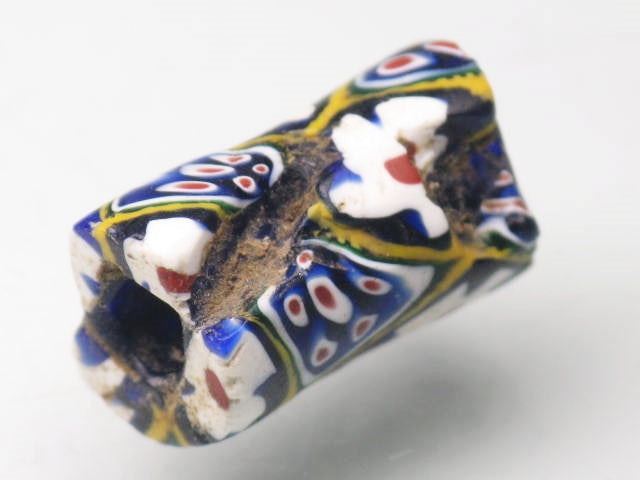 TOKO-BEADS T803-96 African Glass bead 9mm T803-96 アフリカとんぼ玉 9mm Asian bead & African bead  Handmade,Lampeork,bead,asia,india,ethnic,parts,accessory,beads とんぼ玉,ビーズ,トンボ玉,アジア,インド,エスニック,手作り,パーツ,アクセサリー