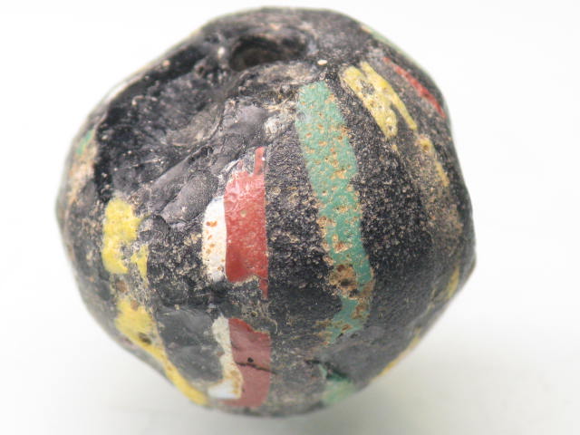 TOKO-BEADS T803-97 African Glass bead 19.5mm T803-97 アフリカとんぼ玉 19.5mm Asian bead & African bead  Handmade,Lampeork,bead,asia,india,ethnic,parts,accessory,beads とんぼ玉,ビーズ,トンボ玉,アジア,インド,エスニック,手作り,パーツ,アクセサリー