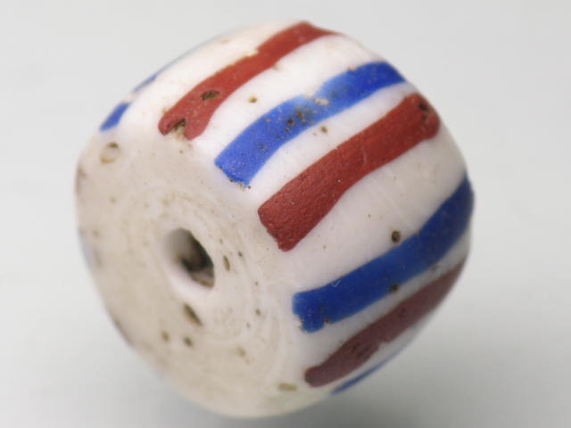 TOKO-BEADS T803-99 African Glass bead 14.5mm T803-99 アフリカとんぼ玉 14.5mm Asian bead & African bead  Handmade,Lampeork,bead,asia,india,ethnic,parts,accessory,beads とんぼ玉,ビーズ,トンボ玉,アジア,インド,エスニック,手作り,パーツ,アクセサリー