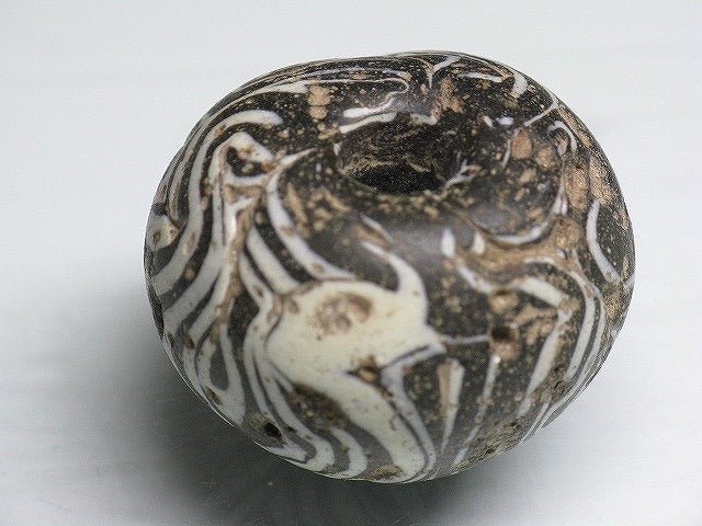 TOKO-BEADS T804-11 African Glass bead 29mm T804-11 アフリカとんぼ玉 29mm Asian bead & African bead  Handmade,Lampeork,bead,asia,india,ethnic,parts,accessory,beads とんぼ玉,ビーズ,トンボ玉,アジア,インド,エスニック,手作り,パーツ,アクセサリー