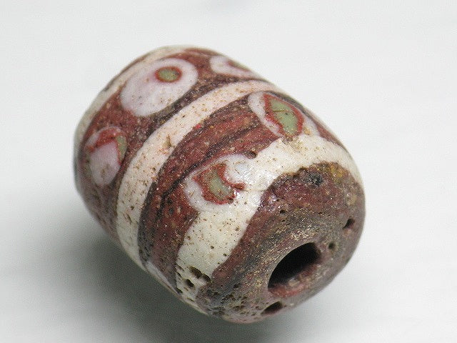 TOKO-BEADS T804-18 African Glass bead 15mm T804-18 アフリカとんぼ玉 15mm Asian bead & African bead  Handmade,Lampeork,bead,asia,india,ethnic,parts,accessory,beads とんぼ玉,ビーズ,トンボ玉,アジア,インド,エスニック,手作り,パーツ,アクセサリー