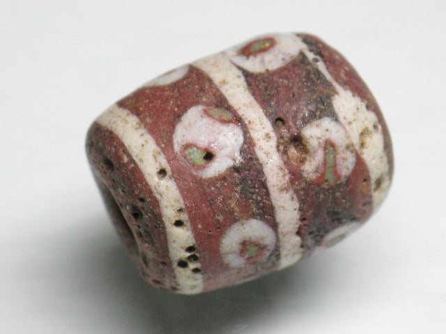 TOKO-BEADS T804-18 African Glass bead 15mm T804-18 アフリカとんぼ玉 15mm Asian bead & African bead  Handmade,Lampeork,bead,asia,india,ethnic,parts,accessory,beads とんぼ玉,ビーズ,トンボ玉,アジア,インド,エスニック,手作り,パーツ,アクセサリー
