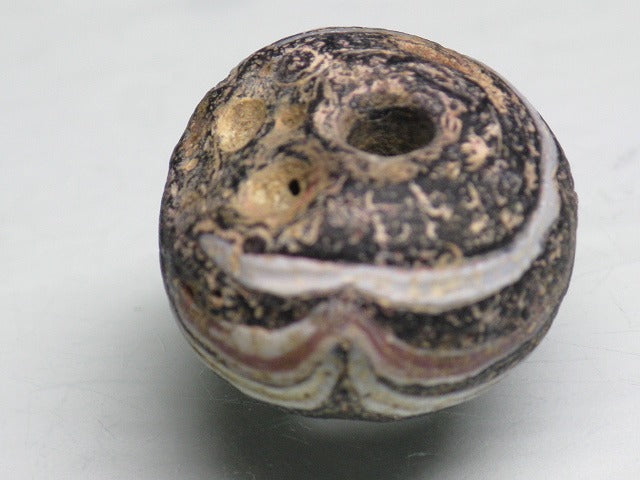 TOKO-BEADS T804-22 African Glass bead 20mm T804-22 アフリカとんぼ玉 20mm Asian bead & African bead  Handmade,Lampeork,bead,asia,india,ethnic,parts,accessory,beads とんぼ玉,ビーズ,トンボ玉,アジア,インド,エスニック,手作り,パーツ,アクセサリー