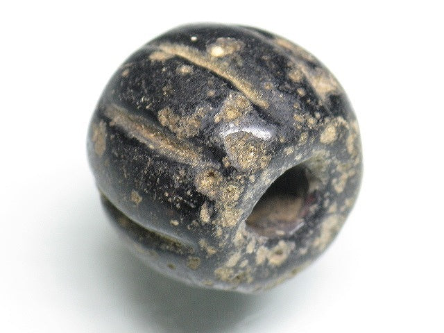 TOKO-BEADS T804-23 African Glass bead 17.5mm T804-23 アフリカとんぼ玉 17.5mm Asian bead & African bead  Handmade,Lampeork,bead,asia,india,ethnic,parts,accessory,beads とんぼ玉,ビーズ,トンボ玉,アジア,インド,エスニック,手作り,パーツ,アクセサリー