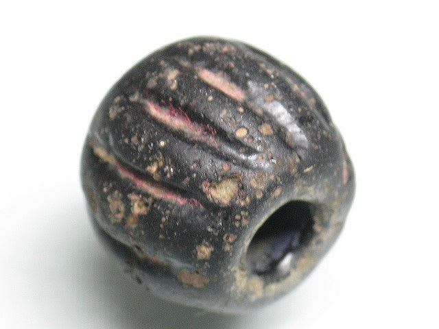 TOKO-BEADS T804-24 African Glass bead 18mm T804-24 アフリカとんぼ玉 18mm Asian bead & African bead  Handmade,Lampeork,bead,asia,india,ethnic,parts,accessory,beads とんぼ玉,ビーズ,トンボ玉,アジア,インド,エスニック,手作り,パーツ,アクセサリー