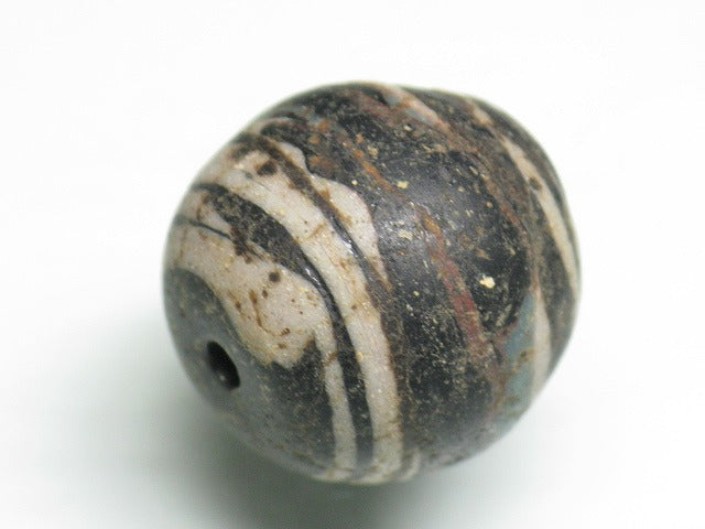 TOKO-BEADS T804-27 African Glass bead 17mm T804-27 アフリカとんぼ玉 17mm Asian bead & African bead  Handmade,Lampeork,bead,asia,india,ethnic,parts,accessory,beads とんぼ玉,ビーズ,トンボ玉,アジア,インド,エスニック,手作り,パーツ,アクセサリー