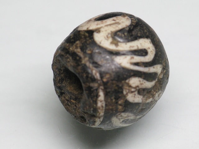 TOKO-BEADS T804-28 African Glass bead 16mm T804-28 アフリカとんぼ玉 16mm Asian bead & African bead  Handmade,Lampeork,bead,asia,india,ethnic,parts,accessory,beads とんぼ玉,ビーズ,トンボ玉,アジア,インド,エスニック,手作り,パーツ,アクセサリー