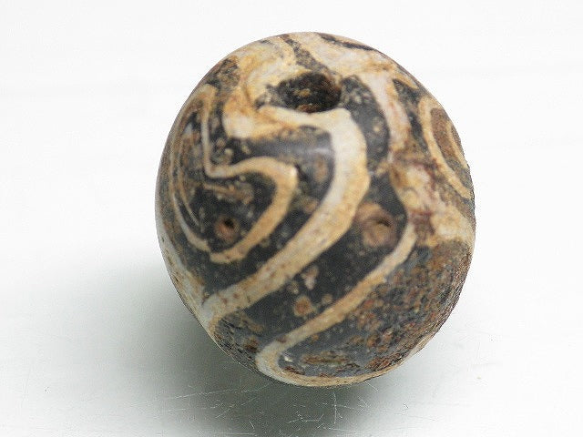 TOKO-BEADS T804-29 African Glass bead 16.5mm T804-29 アフリカとんぼ玉 16.5mm Asian bead & African bead  Handmade,Lampeork,bead,asia,india,ethnic,parts,accessory,beads とんぼ玉,ビーズ,トンボ玉,アジア,インド,エスニック,手作り,パーツ,アクセサリー