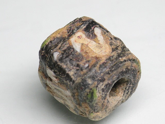 TOKO-BEADS T804-31 African Glass bead 15.5mm T804-31 アフリカとんぼ玉 15.5mm Asian bead & African bead  Handmade,Lampeork,bead,asia,india,ethnic,parts,accessory,beads とんぼ玉,ビーズ,トンボ玉,アジア,インド,エスニック,手作り,パーツ,アクセサリー