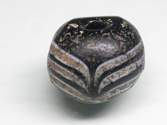 TOKO-BEADS T804-38 African Glass bead 17mm T804-38 アフリカとんぼ玉 17mm Asian bead & African bead  Handmade,Lampeork,bead,asia,india,ethnic,parts,accessory,beads とんぼ玉,ビーズ,トンボ玉,アジア,インド,エスニック,手作り,パーツ,アクセサリー