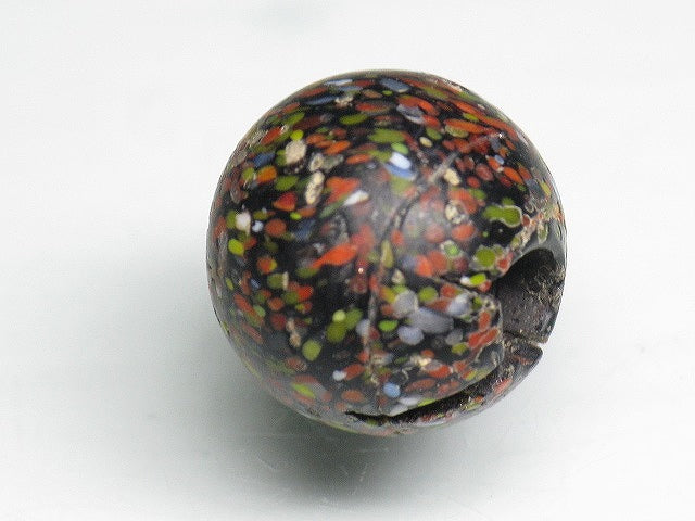 TOKO-BEADS T804-45 African Glass bead 15mm T804-45 アフリカとんぼ玉 15mm Asian bead & African bead  Handmade,Lampeork,bead,asia,india,ethnic,parts,accessory,beads とんぼ玉,ビーズ,トンボ玉,アジア,インド,エスニック,手作り,パーツ,アクセサリー