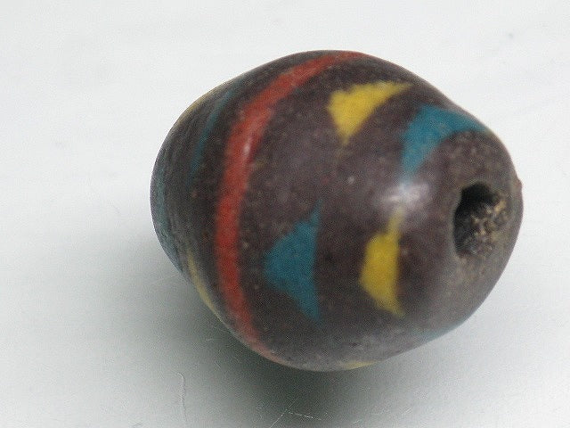TOKO-BEADS T804-48 African Glass bead 13.5mm T804-48 アフリカとんぼ玉 13.5mm Asian bead & African bead  Handmade,Lampeork,bead,asia,india,ethnic,parts,accessory,beads とんぼ玉,ビーズ,トンボ玉,アジア,インド,エスニック,手作り,パーツ,アクセサリー