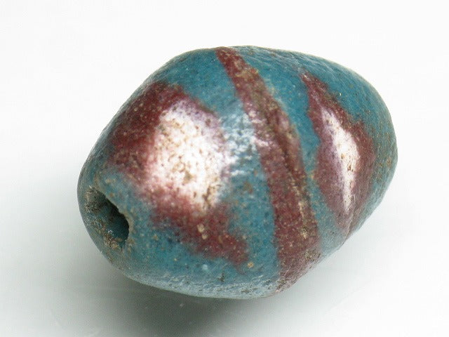 TOKO-BEADS T804-52 African Glass bead 13~14mm T804-52 アフリカとんぼ玉 13~14mm Asian bead & African bead  Handmade,Lampeork,bead,asia,india,ethnic,parts,accessory,beads とんぼ玉,ビーズ,トンボ玉,アジア,インド,エスニック,手作り,パーツ,アクセサリー