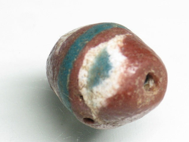 TOKO-BEADS T804-53 African Glass bead 13.5~14mm T804-53 アフリカとんぼ玉 13.5~14mm Asian bead & African bead  Handmade,Lampeork,bead,asia,india,ethnic,parts,accessory,beads とんぼ玉,ビーズ,トンボ玉,アジア,インド,エスニック,手作り,パーツ,アクセサリー