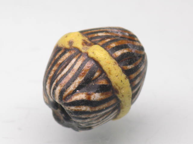 TOKO-BEADS T804-55 African Glass bead 13mm T804-55 アフリカとんぼ玉 13mm Asian bead & African bead  Handmade,Lampeork,bead,asia,india,ethnic,parts,accessory,beads とんぼ玉,ビーズ,トンボ玉,アジア,インド,エスニック,手作り,パーツ,アクセサリー