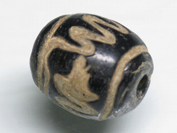 TOKO-BEADS T804-61 African Glass bead 13.5mm T804-61 アフリカとんぼ玉 13.5mm Asian bead & African bead  Handmade,Lampeork,bead,asia,india,ethnic,parts,accessory,beads とんぼ玉,ビーズ,トンボ玉,アジア,インド,エスニック,手作り,パーツ,アクセサリー