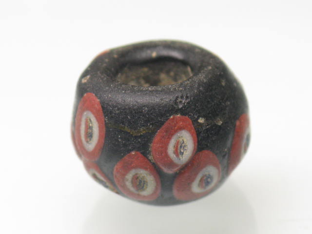 TOKO-BEADS T804-81 African Glass bead 13.5mm T804-81 アフリカとんぼ玉 13.5mm Asian bead & African bead  Handmade,Lampeork,bead,asia,india,ethnic,parts,accessory,beads とんぼ玉,ビーズ,トンボ玉,アジア,インド,エスニック,手作り,パーツ,アクセサリー