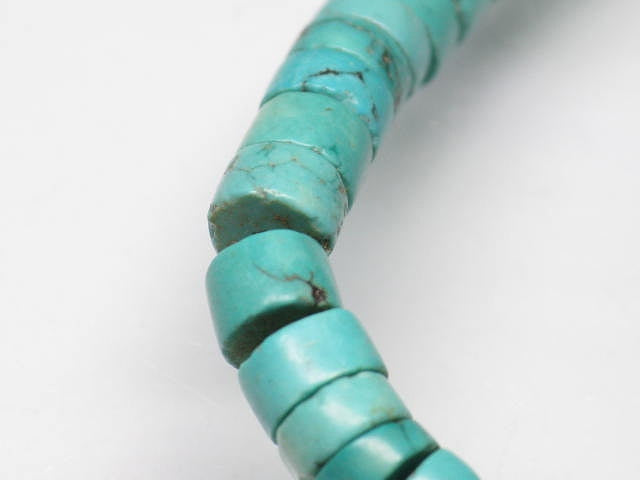 TOKO-BEADS TQ099N-05 Turquoise bead (strand) 5.8mm TQ099N-05 ターコイズビーズ（連） 5.8mm Asian bead & African bead  Handmade,Lampeork,bead,asia,india,ethnic,parts,accessory,beads とんぼ玉,ビーズ,トンボ玉,アジア,インド,エスニック,手作り,パーツ,アクセサリー