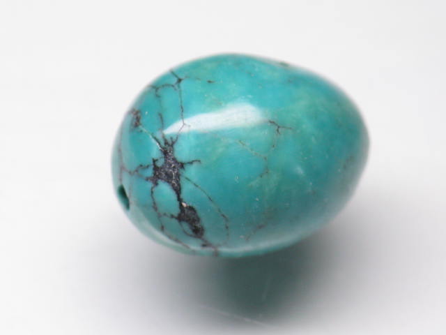 TOKO-BEADS TQ100-08 Turquoise bead 14mm TQ100-08 ターコイズビーズ 14mm Asian bead & African bead  Handmade,Lampeork,bead,asia,india,ethnic,parts,accessory,beads とんぼ玉,ビーズ,トンボ玉,アジア,インド,エスニック,手作り,パーツ,アクセサリー