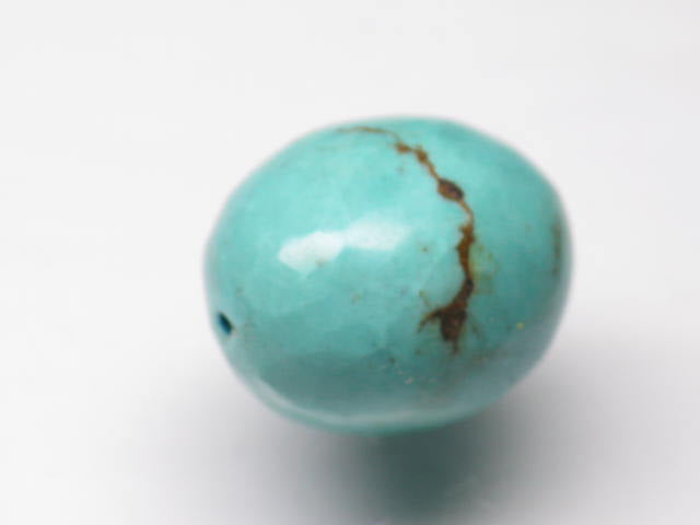 TOKO-BEADS TQ100-11 Turquoise bead 14mm TQ100-11 ターコイズビーズ 14mm Asian bead & African bead  Handmade,Lampeork,bead,asia,india,ethnic,parts,accessory,beads とんぼ玉,ビーズ,トンボ玉,アジア,インド,エスニック,手作り,パーツ,アクセサリー