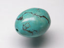 TOKO-BEADS TQ100-14 Turquoise bead 14.5mm TQ100-14 ターコイズビーズ 14.5mm Asian bead & African bead  Handmade,Lampeork,bead,asia,india,ethnic,parts,accessory,beads とんぼ玉,ビーズ,トンボ玉,アジア,インド,エスニック,手作り,パーツ,アクセサリー
