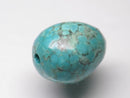 TOKO-BEADS TQ100-21 Turquoise bead 19mm TQ100-21 ターコイズビーズ 19mm Asian bead & African bead  Handmade,Lampeork,bead,asia,india,ethnic,parts,accessory,beads とんぼ玉,ビーズ,トンボ玉,アジア,インド,エスニック,手作り,パーツ,アクセサリー