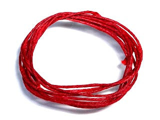 TOKO-BEADS WC102 Waxed hemp cord (1m) 1mm WC102 ワックスコード（麻 赤1 m） 1mm Asian bead & African bead  Handmade,Lampeork,bead,asia,india,ethnic,parts,accessory,beads とんぼ玉,ビーズ,トンボ玉,アジア,インド,エスニック,手作り,パーツ,アクセサリー